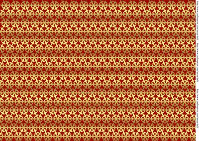 Red and Gold Effect Christmas Snowflakes Background