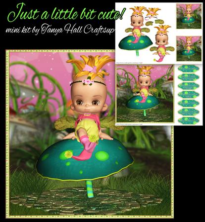 Just a Little Bit Cute Birthday Mini Kit with Fairy
