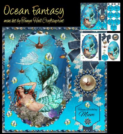 Ocean Blue Fantasy Mermaid Mini Kit