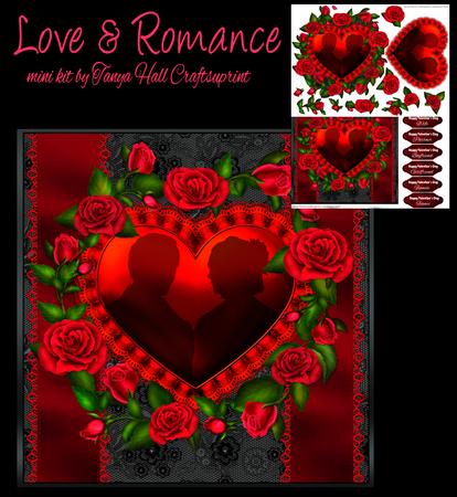 Love and Romance Valentine's Day Mini Card Kit