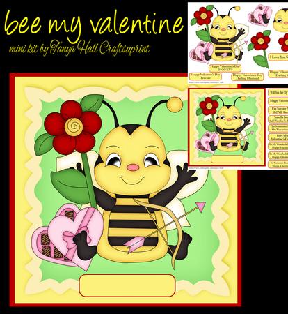 Bee My Valentine, Cute Bee Mini Kit