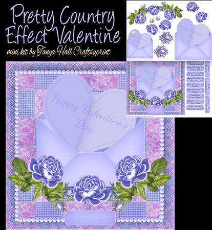 Pretty Country Style Mini Valentine's Day Kit