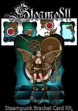 Steampunk Fantasy Fairy Bracket Card Kit
