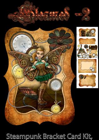 Steampunk Fairy Fantasy Bracket Card Kit