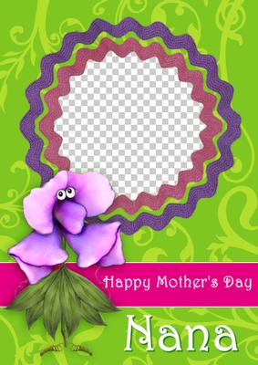 Custom Flower Blossom Mother's Day Card
