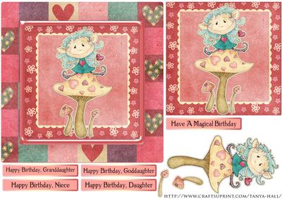 Cute Birthday Fairy Quick Card