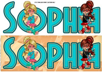 Sophia Long Dl Cute Birthday Quick Card
