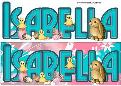 Isabella Easter Long Dl Quick Card