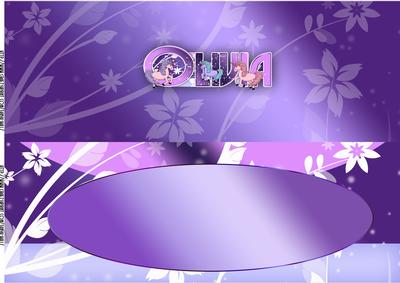 Olivia Large Dl Birthday Card Insert