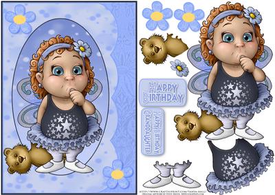 The Cutest Ballet Dancer Birthday Step by Step Card