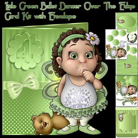Little Ballet Dancer Over the Edge Card Kit