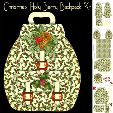 Christmas Holly Berry Backpack Kit