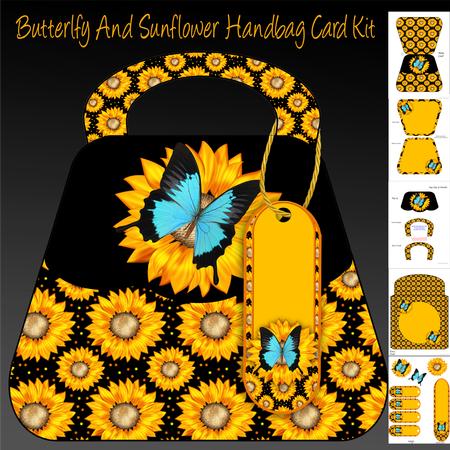 Sunflower and Butterfly Handbag Kit