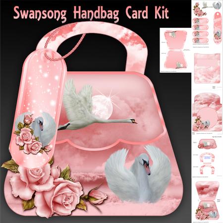 Swansong Birthday or Other Handbag Card Kit