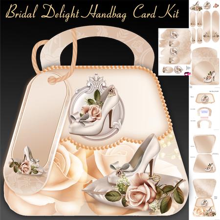 Bridal Delight Handbag Shaped Wedding Card with Box