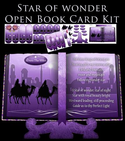 Star of Wonder Open Book Quoick Card Kit
