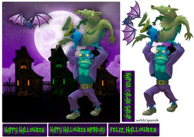 Halloween Card / Birthday Card for Halloween