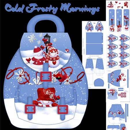Cold Frosty Mornings Backpack Box Card Kit
