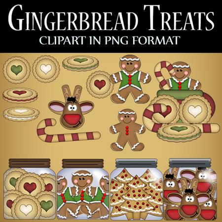 Gingerbread Treats Clip Art Png