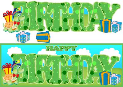 Tortoise Large Dl Fun Birthday Greeting Card