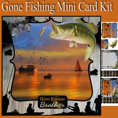 Gone Fishing Mini Card Kit