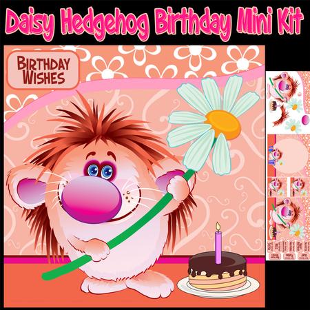 Daisy Hedgehog Birthday Mini Kit