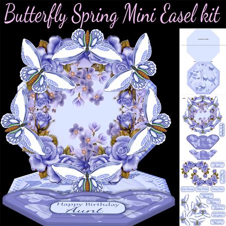 Butterfly Spring, Mini Easel Kit