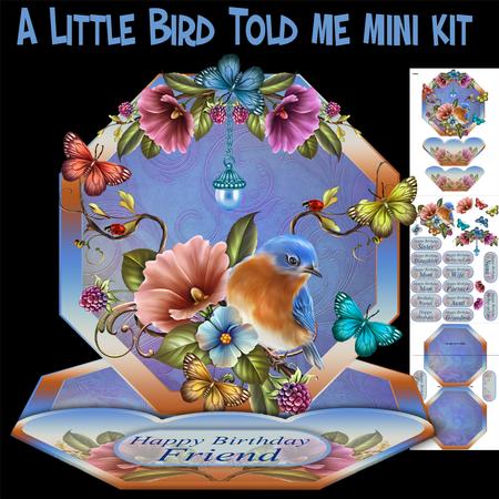 A Little Bird Told Me  -  Easel Mini Kit