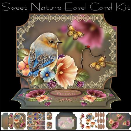 Sweet Nature Easel Card Kit