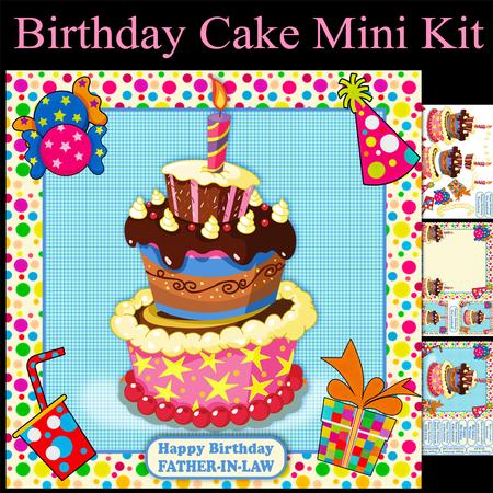 Sweet Birthday Treat, Unisex Birthday Mini Card Kit