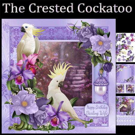 Crested Cockatoo Birthday Floral Mini Kit