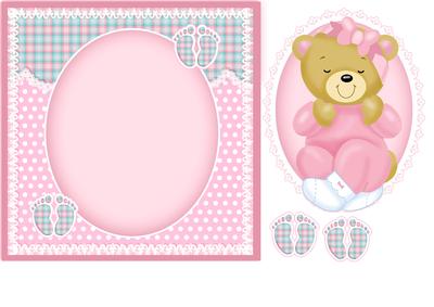 New Baby Girl Insert to Match Card