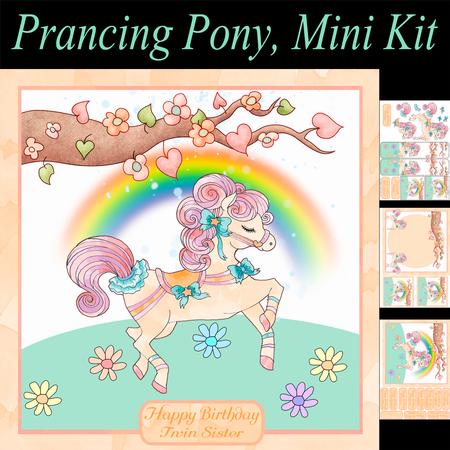 Prancing Pony Cute Birthday Mini Kit