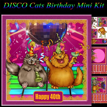 Disco Cats Birthday Mini Kit