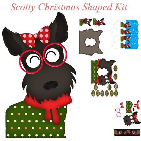 Scottish Terrier Dog Christmas Mini Kit