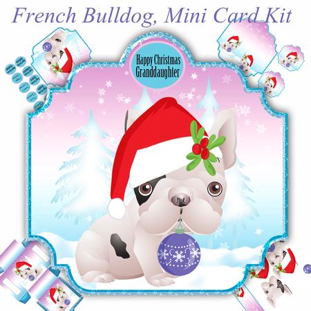 French Bulldog Shaped Christmas Mini Kit