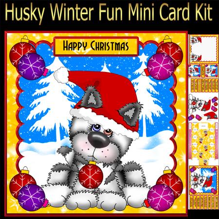 Husky Kisses Christmas Mini Kit and Box