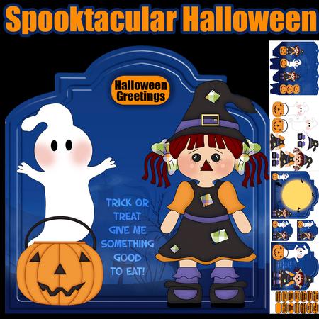 Halloween Shaped Raggedy Mini Kit