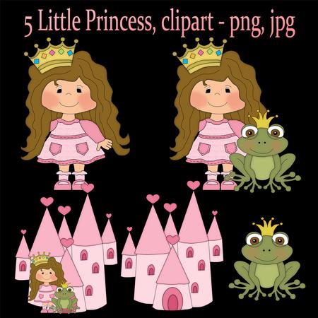 Little Princess Clipart Set