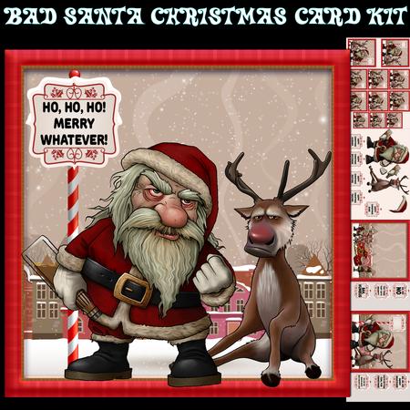 Bad Bad Santa Mini Card Kit
