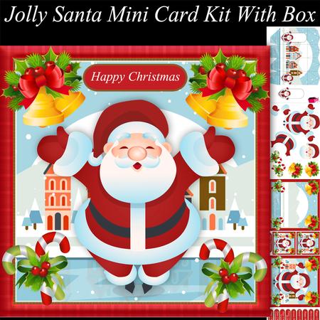Santa Clause Mini Card Kit with Box
