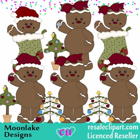Christmas Gingerbread Friends