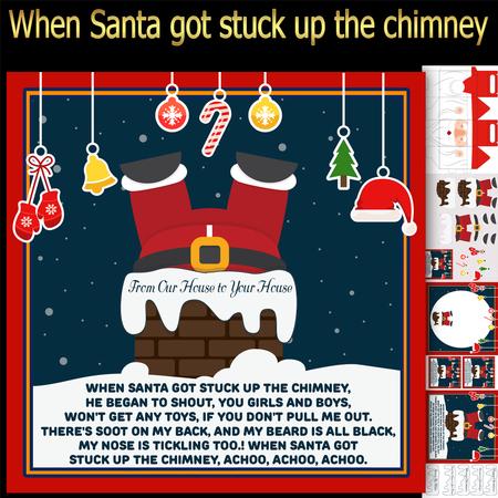 When Santa Got Stuck Up the Chimney Mini Kit