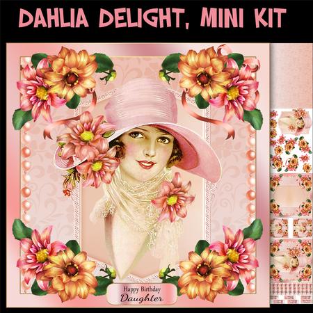 Dahlia Delight Mini Card Kit