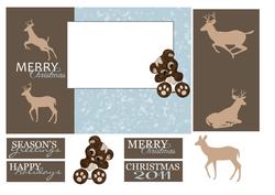 Baby Boy Photo Christmas Card