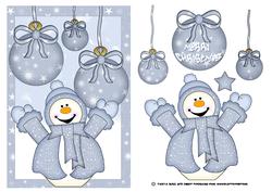 Snowman with Baubles