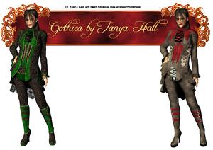 4 Gothic Females (steampunk)