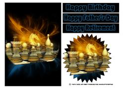 Happy Birthday - Father's Day Chess