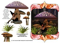 Mushroom Woodland Fairy Fronts