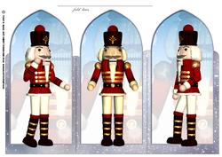 The Nutcracker Soldier Arched Card